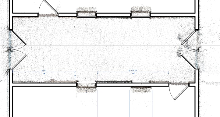 Scanning A Large Office Building in Mayfair, London - Architect Drawing