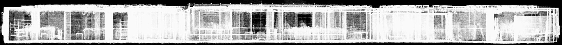 Scanning A Large Office Building in Mayfair, London - Elevation View Y Axis
