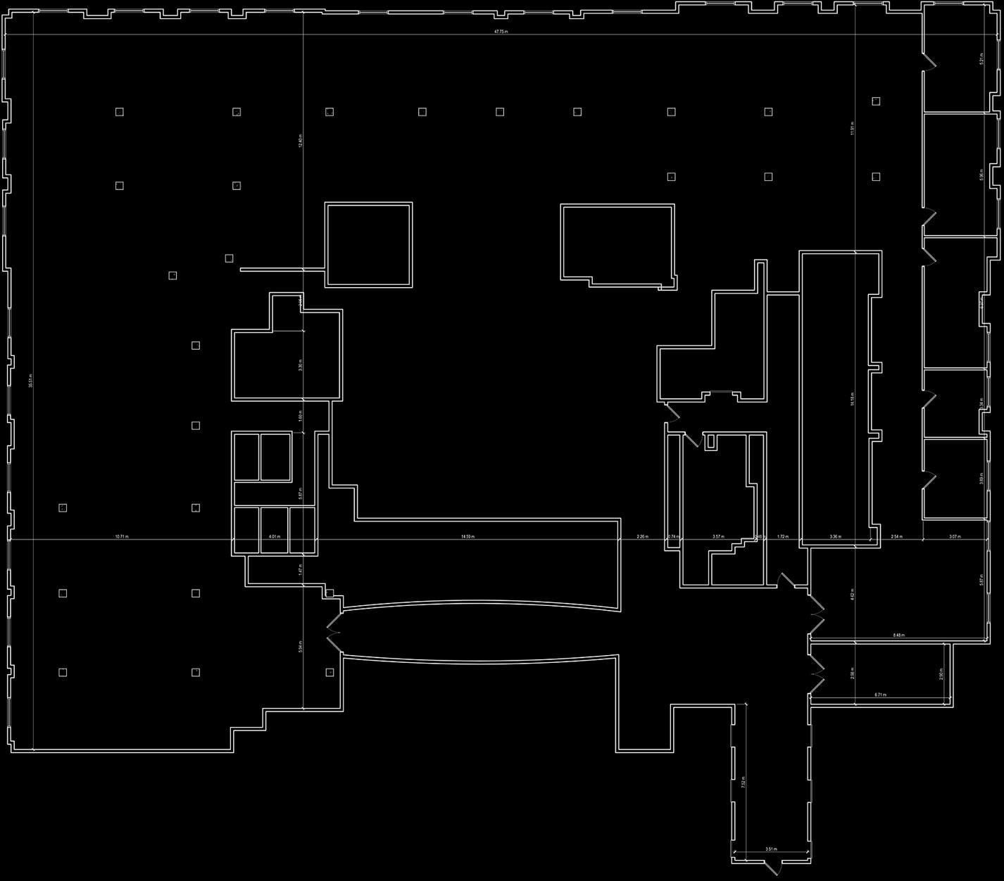 Scanning A Large Office Building in Mayfair, London - Architect Drawing