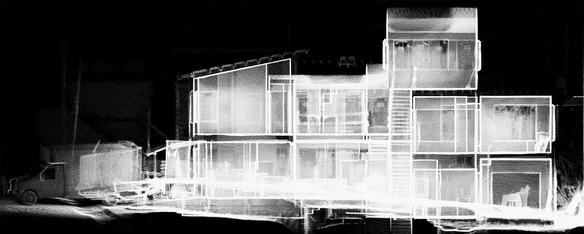 Scanning a Residential Property Under Construction - Elevation View Y Axis
