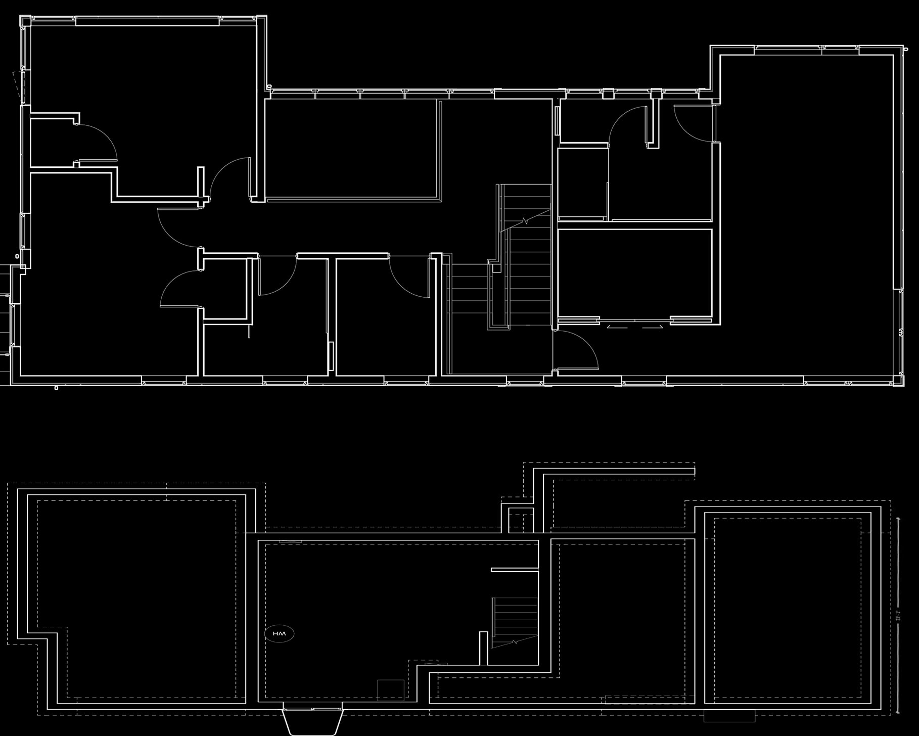 Scanning a Residential Property Under Construction - Architect Drawing