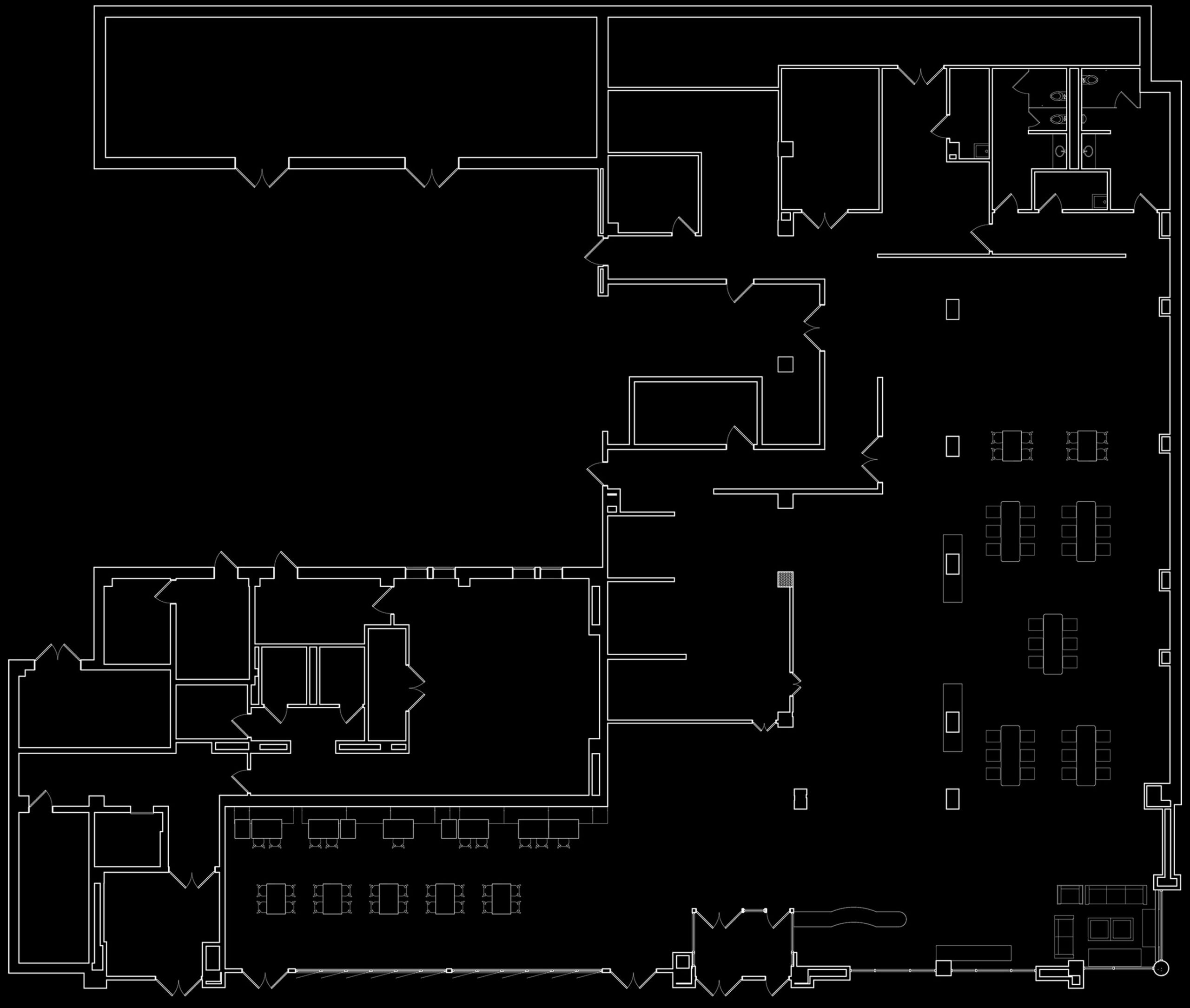 Scanning a University Dining Facility Conversion - Architect Drawing