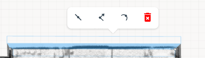Selecting and editing walls