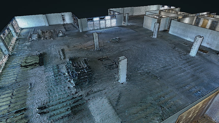 Scanning a Commercial Floor Plate for Office Conversion