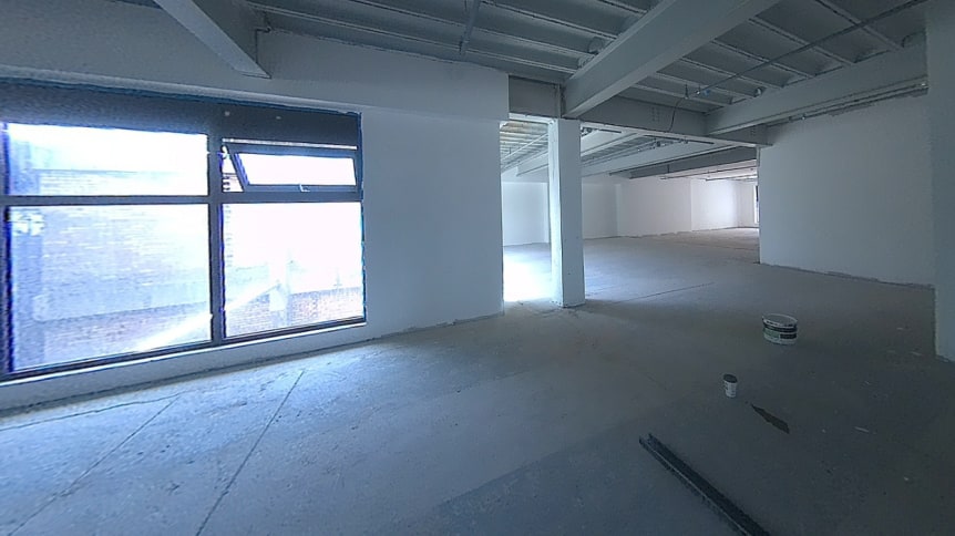 Scanning a Commercial Floor Plate for Office Conversion