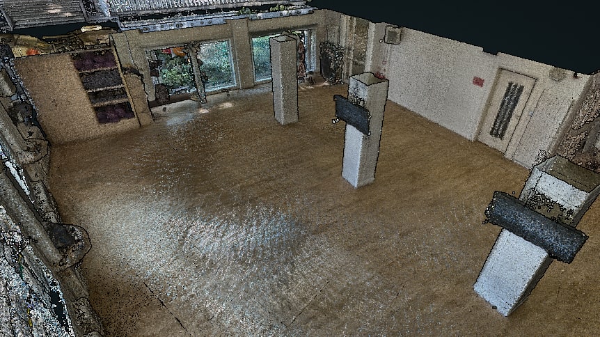 Scanning a Yoga Studio Refurb Project in Central London