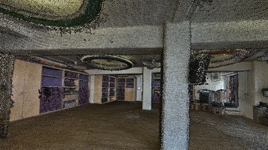 Scanning a Yoga Studio Refurb Project in Central London
