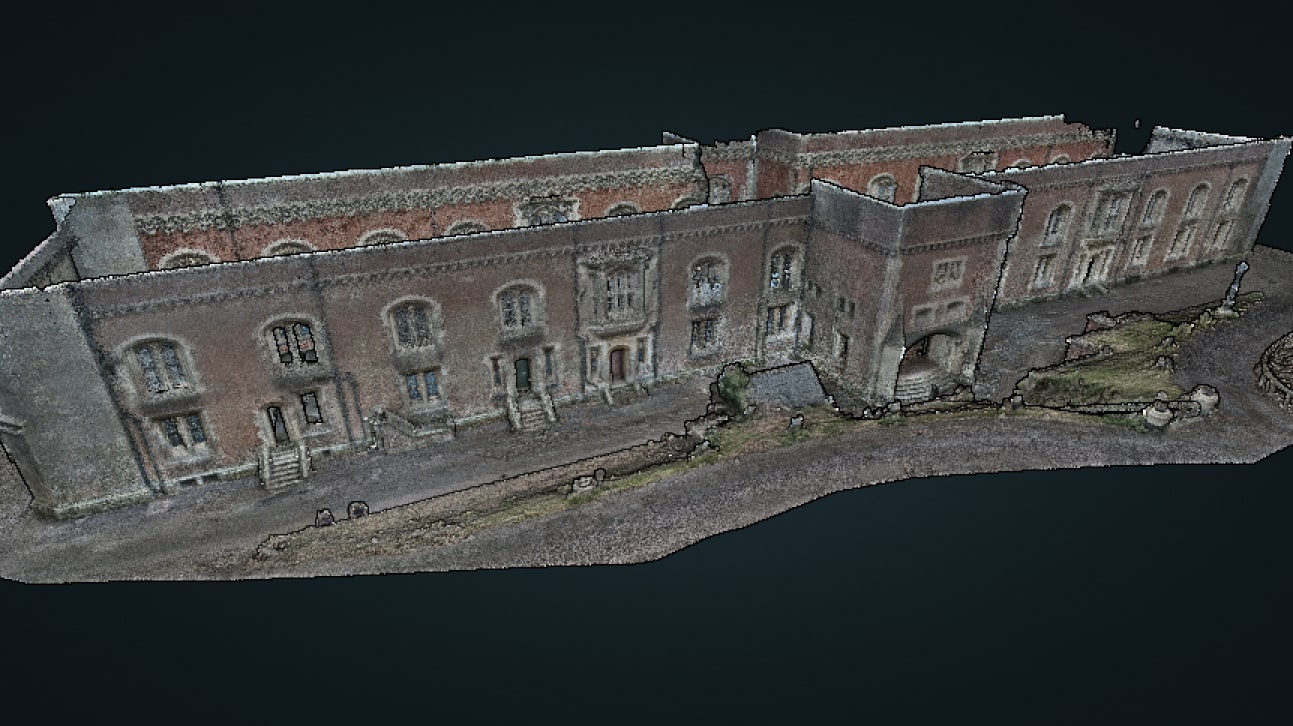 Scanning a Former Prison Turned Film Set