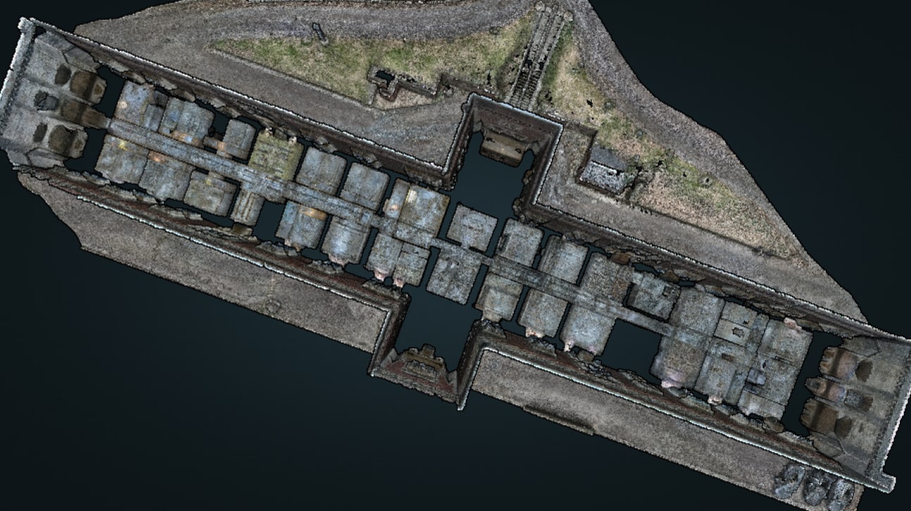 Scanning a Former Prison Turned Film Set