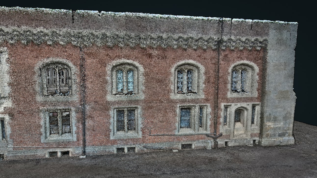 Scanning a Former Prison Turned Film Set