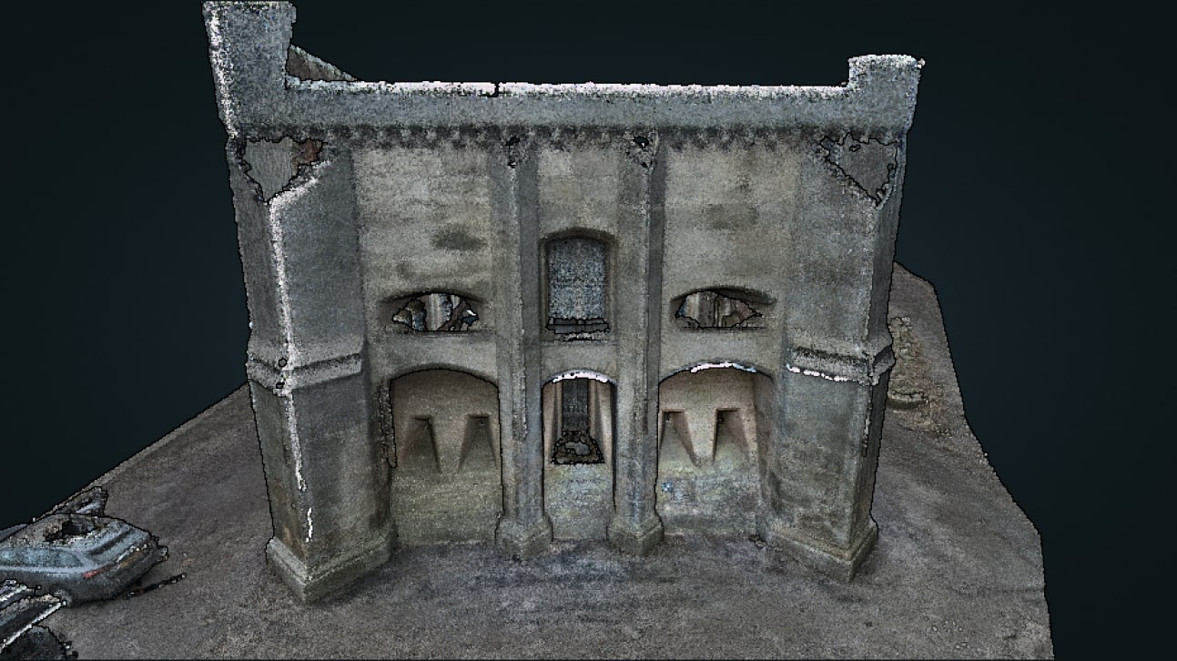 Scanning a Former Prison Turned Film Set