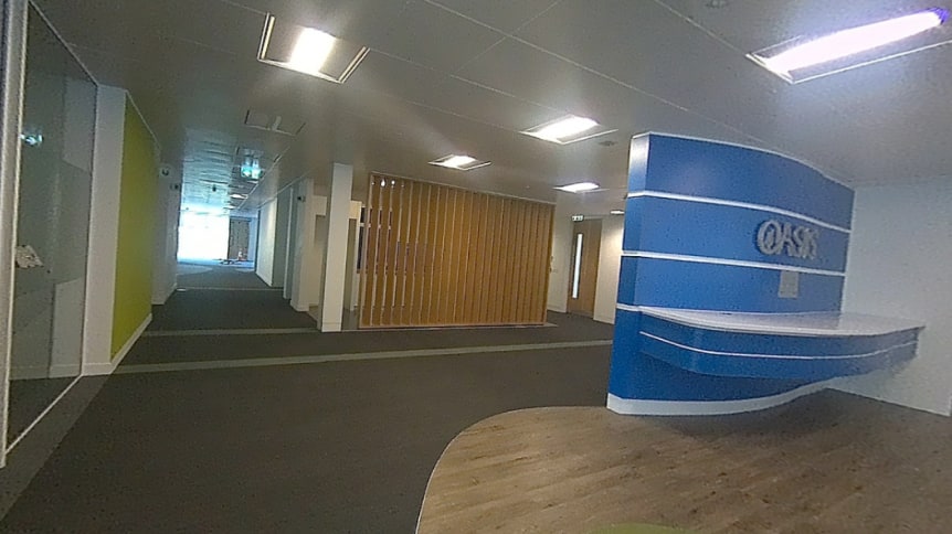 Scanning an Office Block Floor in West London